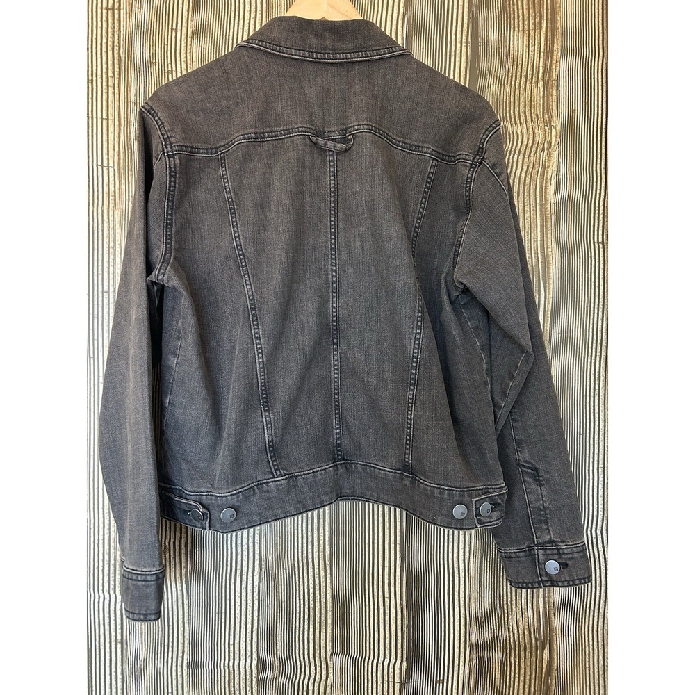 5.11 Tactical Women's Denim Jacket‎ Gray Size M Grunge Classic Biker Rock Chores - Picture 3 of 8